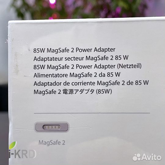 Зарядка MagSafe 2 85W (Строго оригинал, Новый)