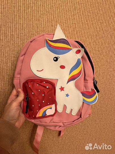 Новый рюкзак для девочки с единорогом