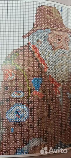 Схема для вышивки, счетный крест