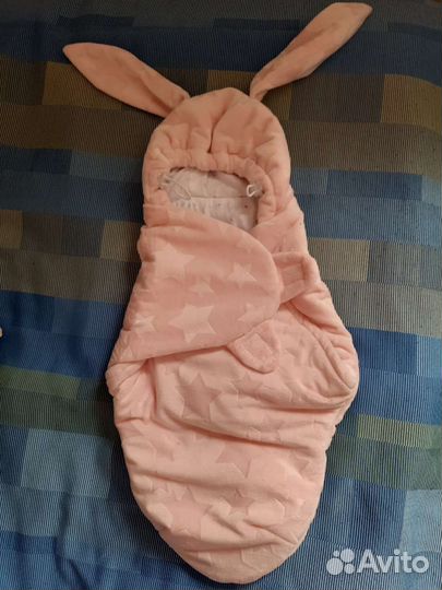 Комплект на выписку с одеялом и утепленным коконом