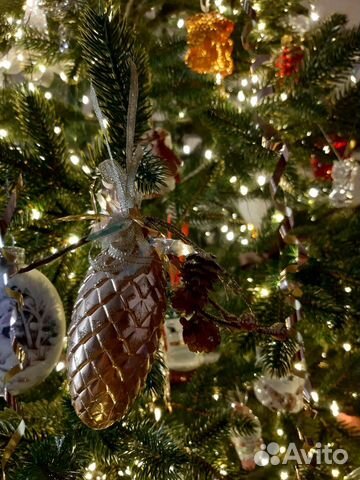 Елочные игрушки стекло