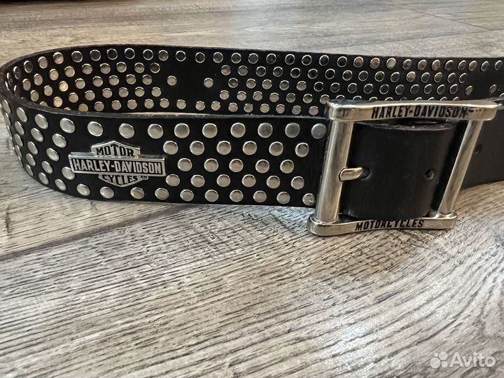 Мужской кожаный ремень Harley Davidson