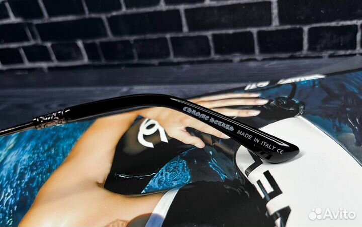 Солнцезащитные очки chrome hearts мужские