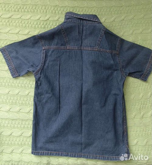 Джинсовая рубашка для мальчика