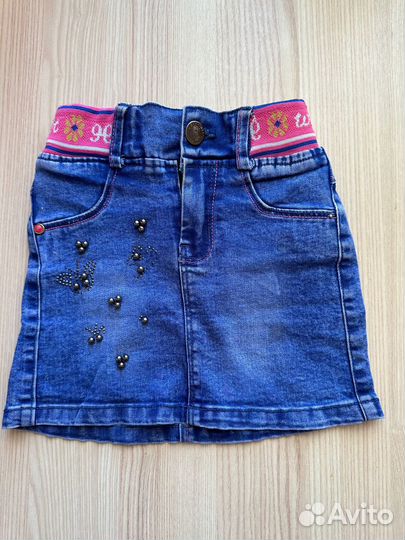 Юбка джинсовая для девочки 122