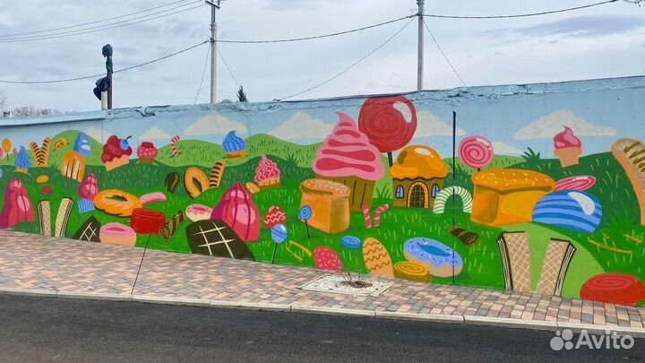 Граффити оформление, художественная роспись