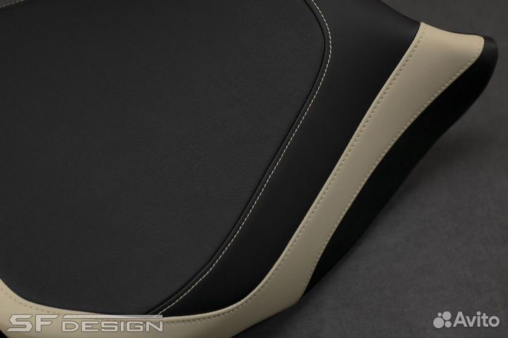 Сиденье для BMW R1200/1250GS Creamy Mild Pit Stop