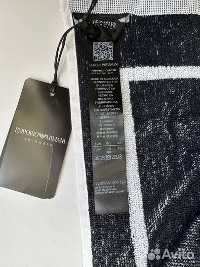 Полотенце Emporio Armani оригинал 105*170