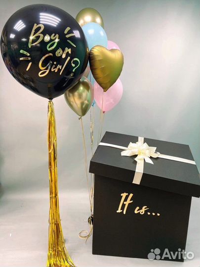 Воздушные шары на гендер патти
