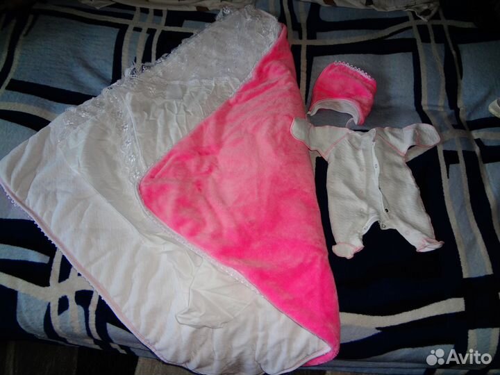 Зимний конверт на выписку