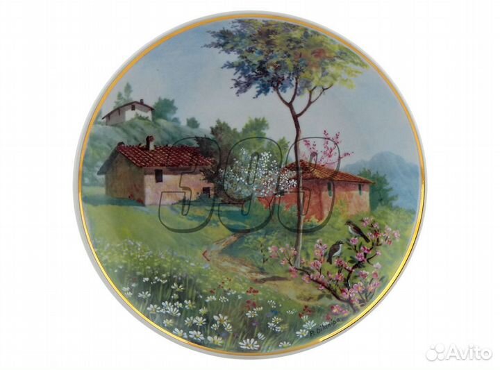 Коллекционная тарелка Домик лето (26051)