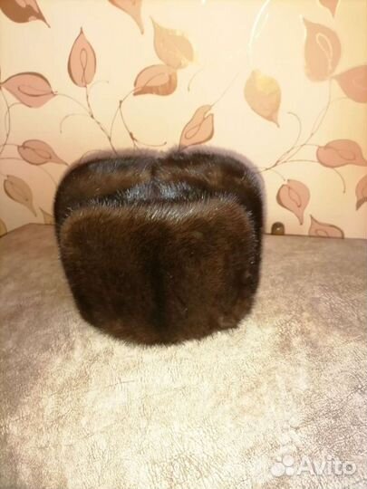 Норковая шапка мужская 56 65