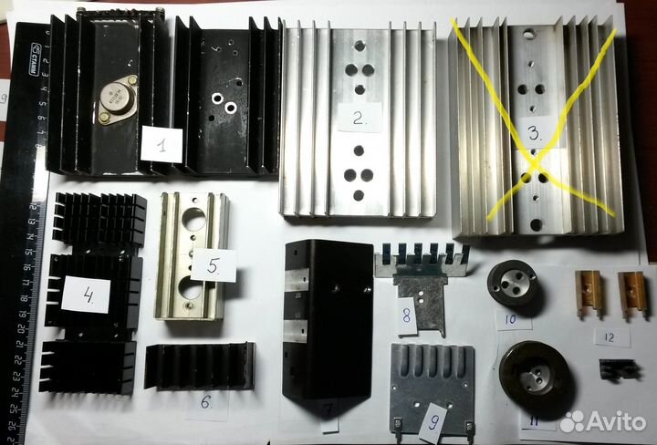 Радиаторы разные (для электроники)