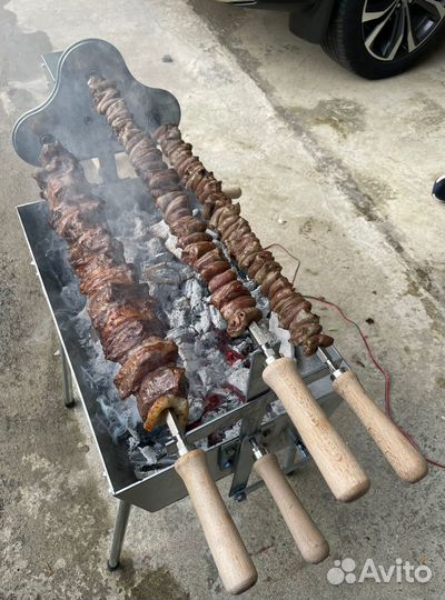 Мангал автоматический угольный