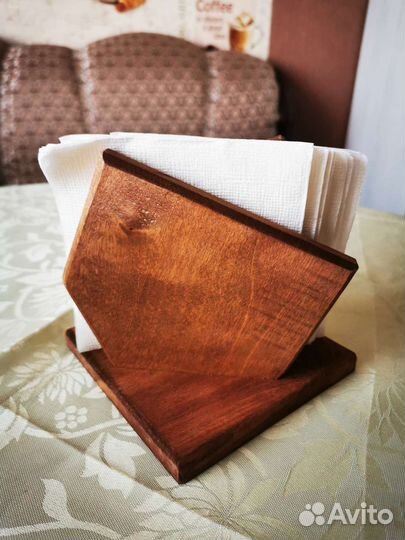 Фруктовница, салфетница натуральное дерево