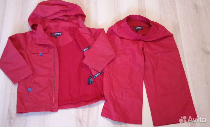 Штаны и куртка непромокаемые р128-1300, сапоги 100