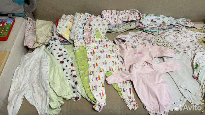 Вещи пакетом для девочки 62,68,74,80