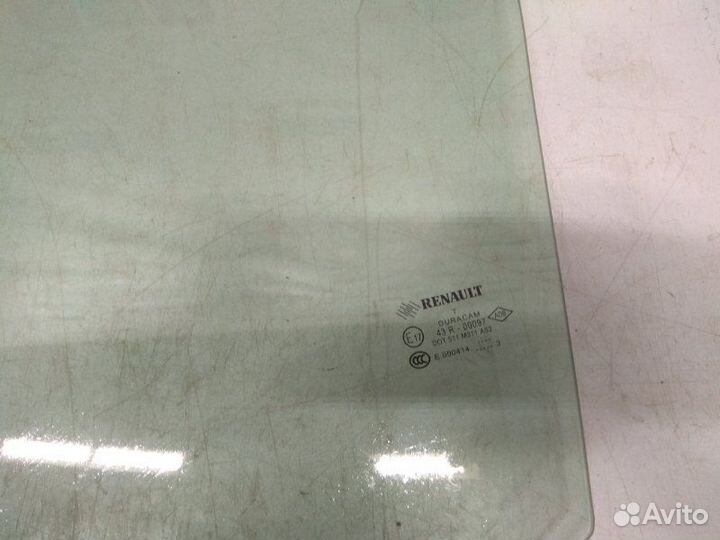 Стекло двери заднее левое Renault Fluence седан