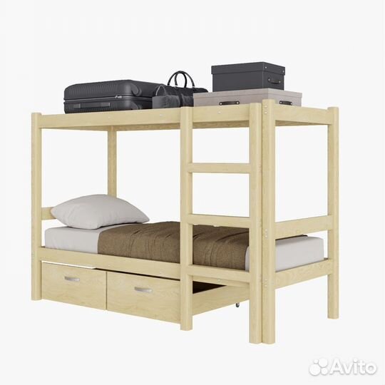 Кровать домик деревянная