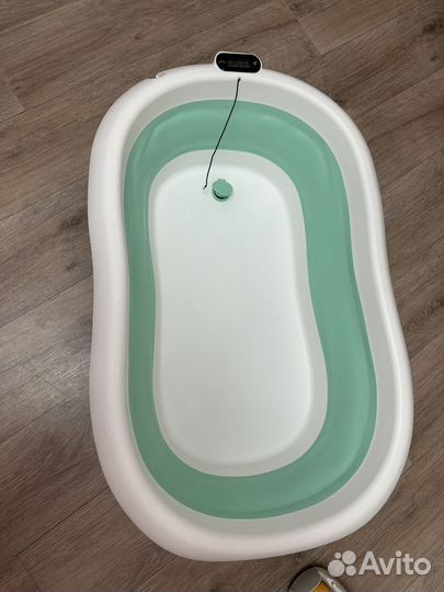 Ванночка для купания складная с термометром