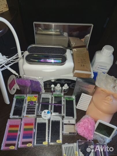 Полный комплект для наращивания ресниц