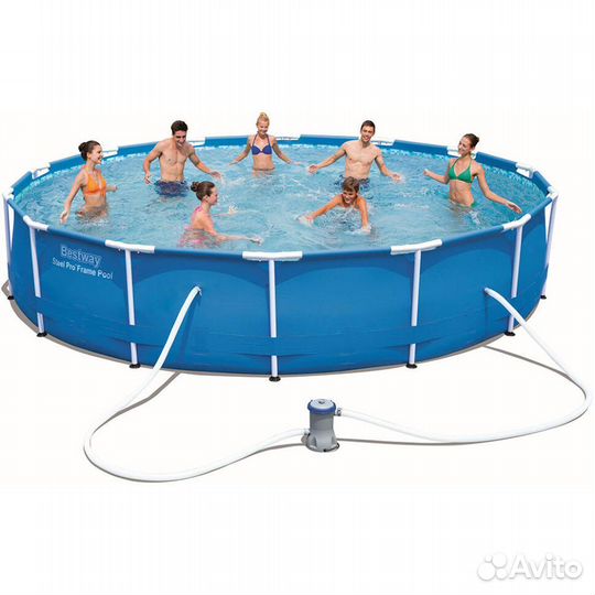 Каркасный бассейн Bestway 305х100 с фил-насосм