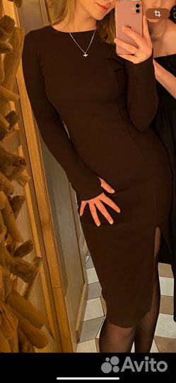 Платье трикотажное женское