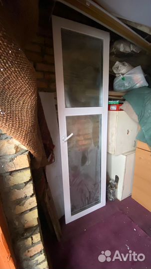 Балконная дверь с окном бу