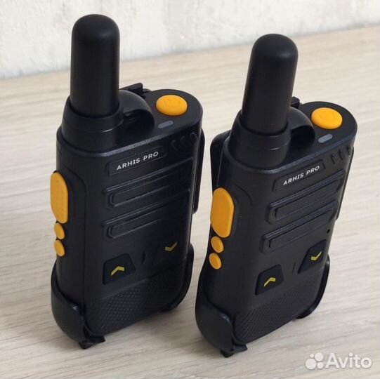 Легкая рация с наушником, комплект 2 штуки