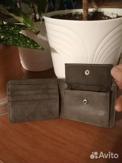 Кошелек мужской кожаный