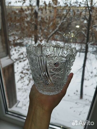 Ваза хрустальная СССР