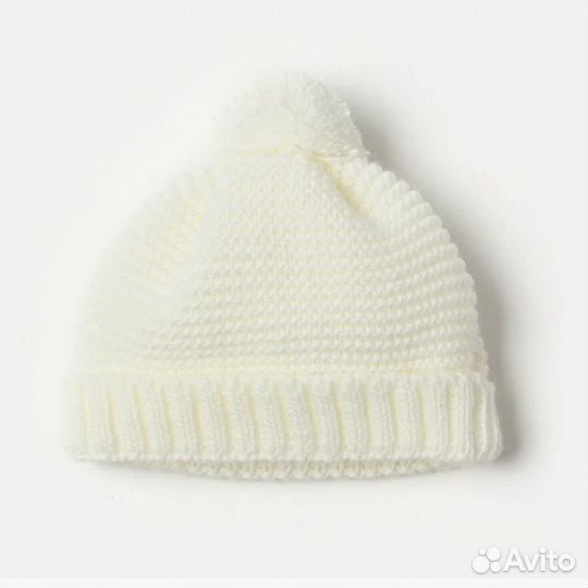 Комплект на выписку вязаный белый