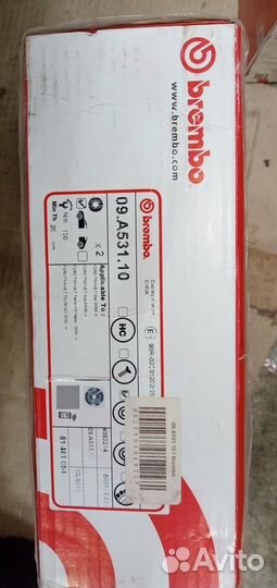 Диск тормозной ford transit connect 06