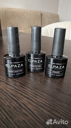 Гель лак набор праймер, база, топ elpaza