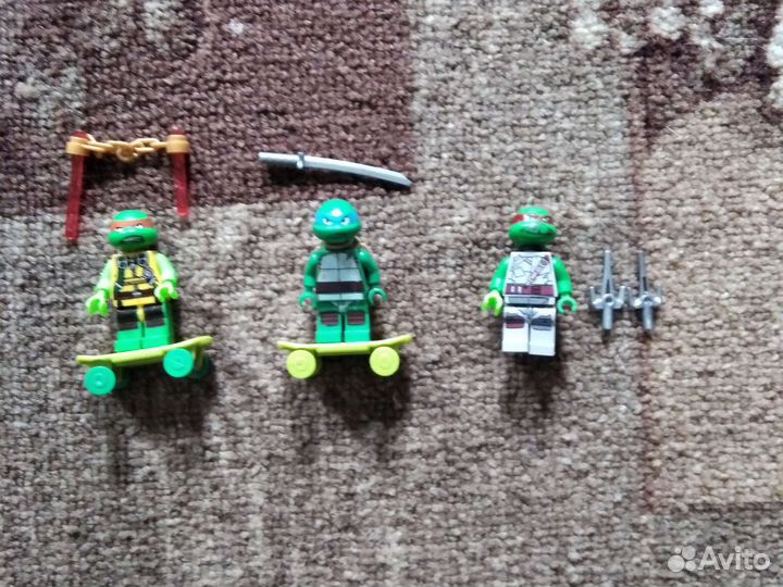 Lego черепашки ниндзя фигурки