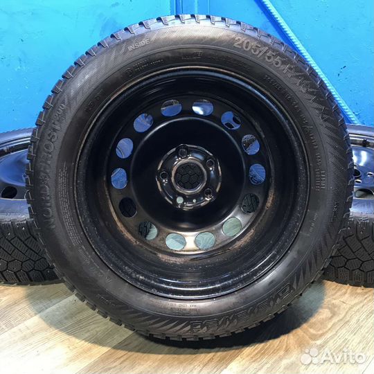 Колеса Skoda octavia R16 зима шипы