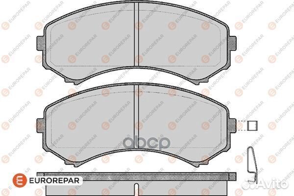 1617286180 Колодки тормозные mitsubishi pajero