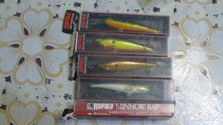 Воблеры Rapаla Minnow Rap MR-9 оригинал