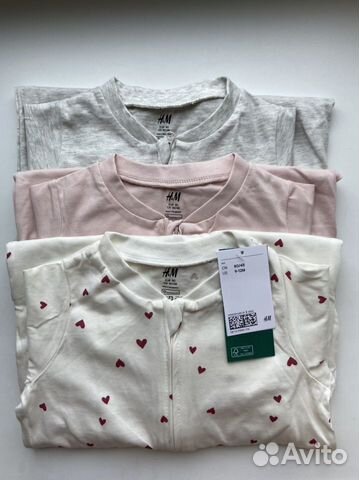 Комплект пижам/комбинезонов H&M (новый) объявление продам