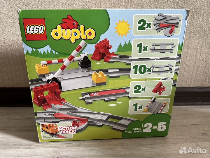 Lego duplo поезд на паровой тяге 10874,10882,10872