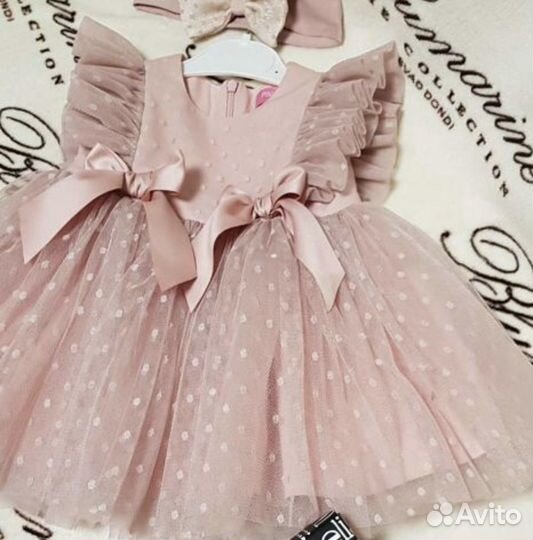 Платье для девочки 92