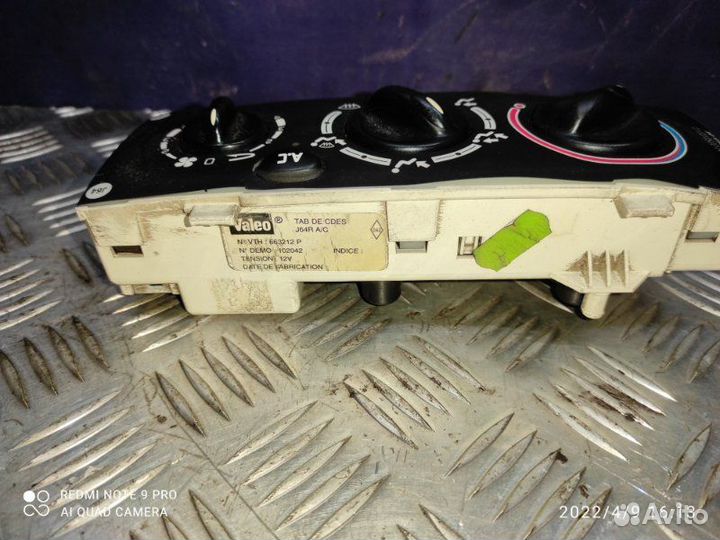 Блок управления климат-контролем Renault Scenic 1