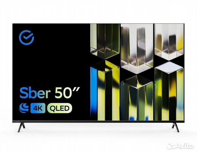 Телевизор новый Sber 50” (127см) UHD 4K qled