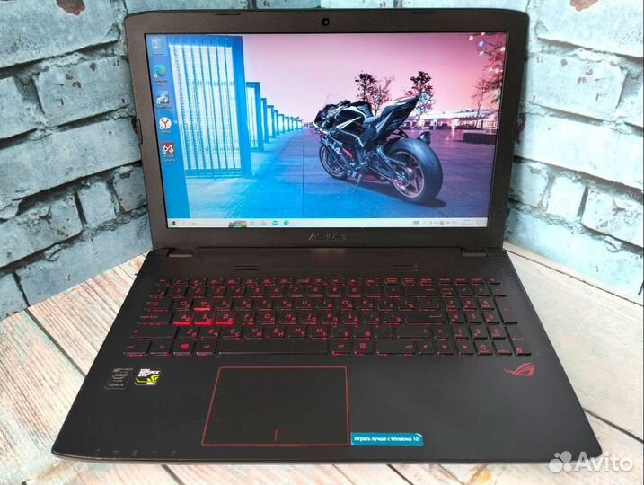 Игровой Asus на i5-4200H/ RAM 10/ GTX 950m/ SSD