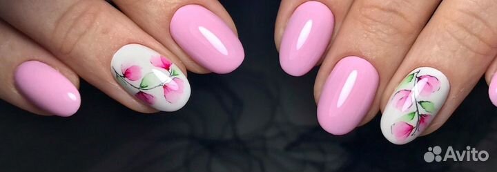 Маникюр педикюр гель лак наращивание