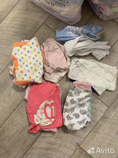 Детские вещи пакетом 56-80