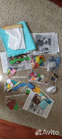 Набор для пошива развивающей книги из фетра