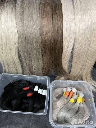 Волосы Натуральные срезы