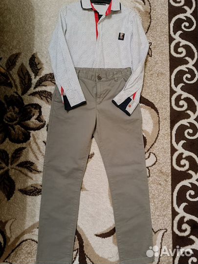 Комлект рубашка + брюки размер 128-134