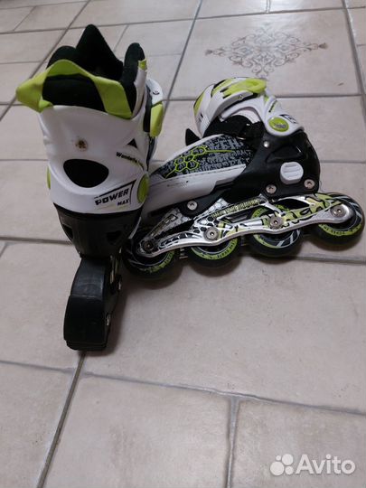 Роликовые коньки детские раздвижные